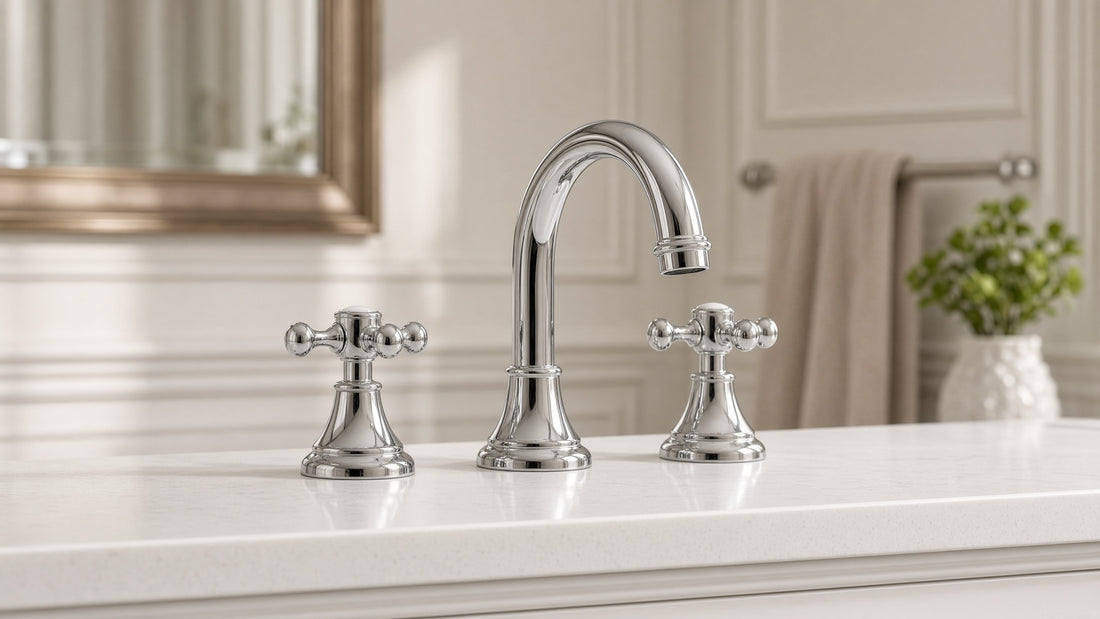 Moen Wynford Bathroom Faucets: Two-Handle Choices and Matching Trim - Aqualux Studio guide cover