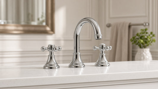 Moen Wynford Bathroom Faucets: Two-Handle Choices and Matching Trim - Aqualux Studio guide cover