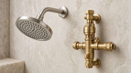 Shower System for Low Water Pressure: What to Check Before Buying - Aqualux Studio guide cover