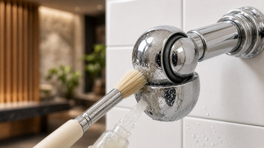 Stuck Shower Head Swivel Ball: How to Free It Without Damage - Aqualux Studio guide cover