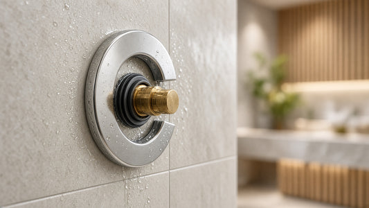 Water Behind the Shower Trim Plate: How to Find the Leak - Aqualux Studio guide cover