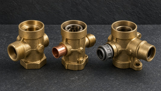 Which Moen Rough-In Valve to Buy: Posi-Temp, M-CORE, Moentrol and PEX vs CC/IPS - Aqualux Studio guide cover