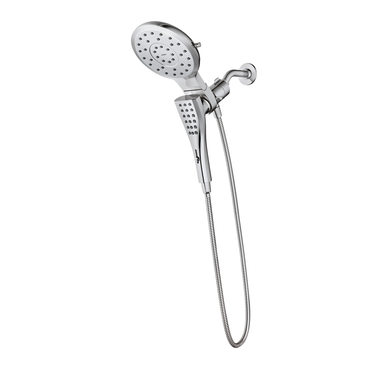 Moen 220C3EPBG Verso Brushed gold infinite 7" diameter spray head standard with handshower