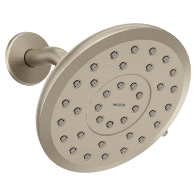 Moen 220R7EPBN Verso Brushed Nickel 7" Round Eco-Performance Rainshower with Infiniti Dial