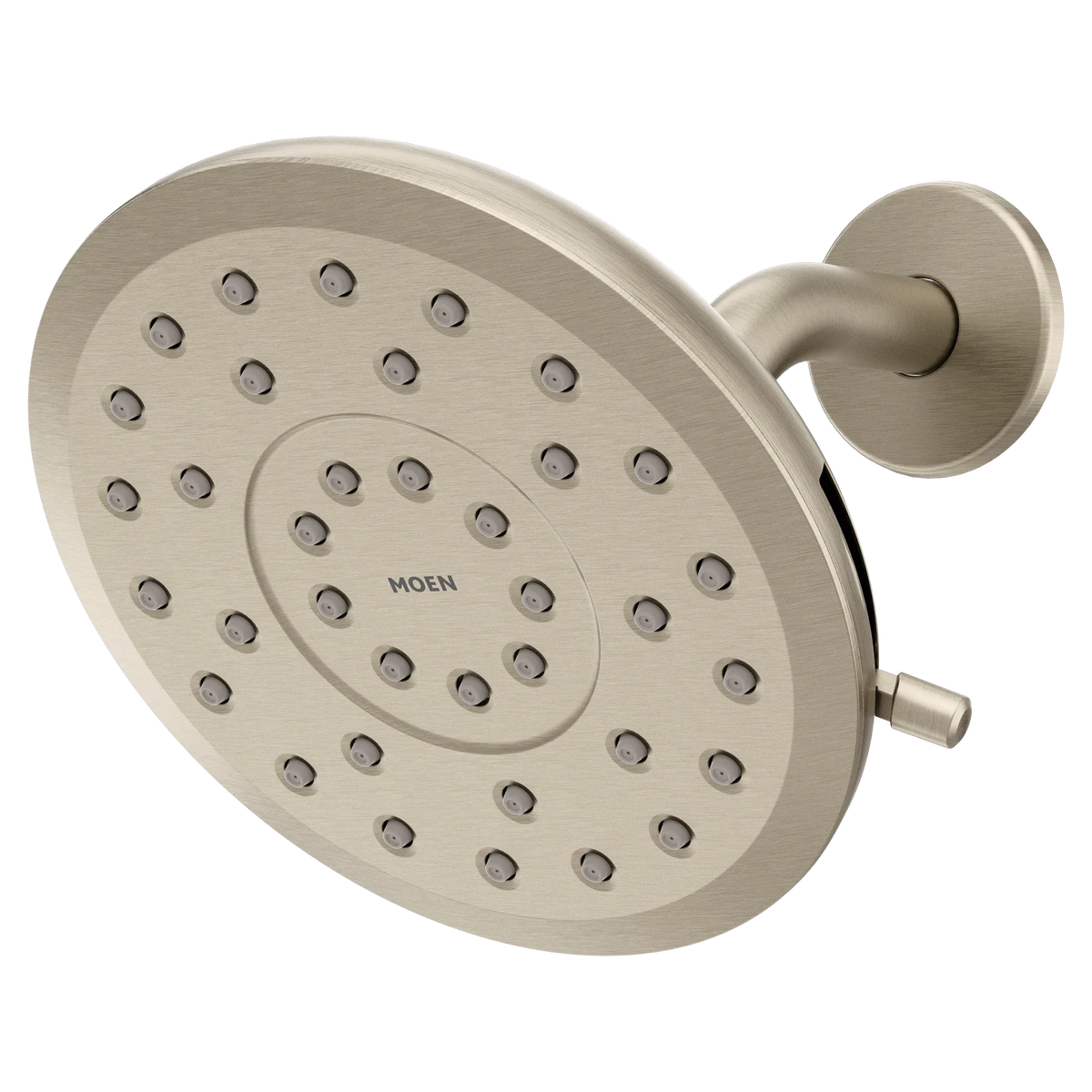 Moen 220R7EPBN Verso Brushed Nickel 7" Round Eco-Performance Rainshower with Infiniti Dial In