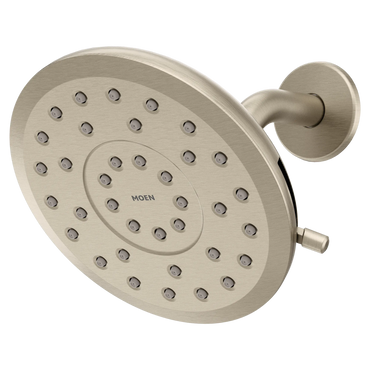 Moen 220R7EPBN Verso Brushed Nickel 7" Round Eco-Performance Rainshower with Infiniti Dial In