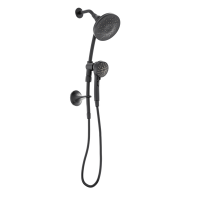Moen 28501EPBL Engage Matte Black Six-Function 6-1/2" Diameter Spray Head Standard with Handshower