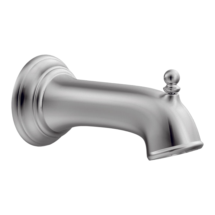 Moen 3857 7 1/4" Tub Spout with 1/2" Slip Fit Connection From The Brantford Collection Chrome