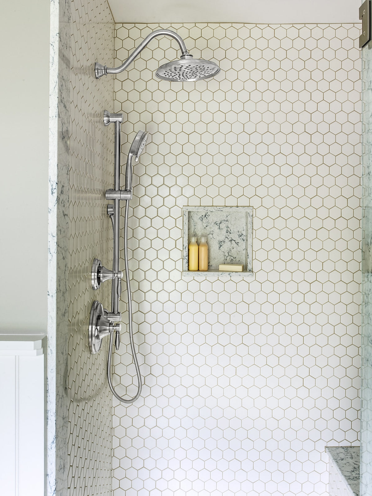 Moen 3667EP Chrome Eco-Performance Handheld Shower shown installed