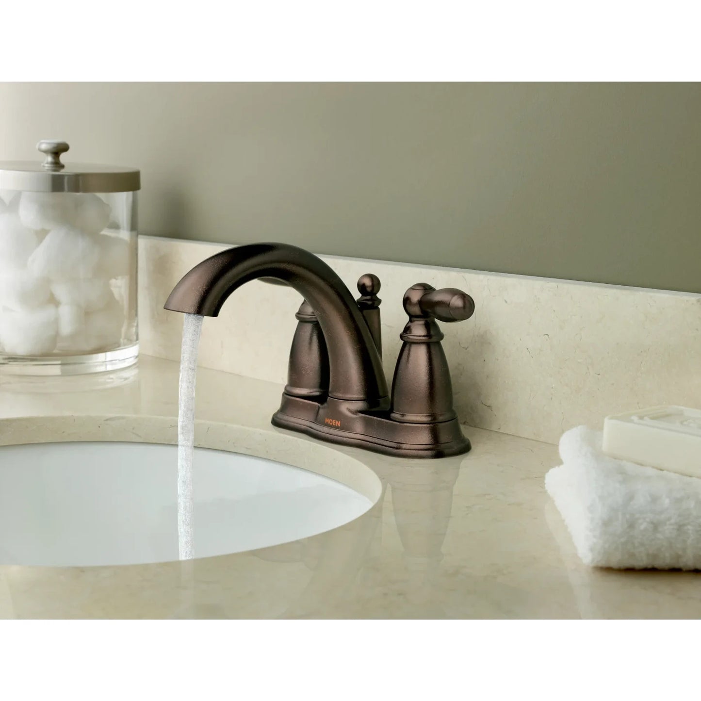 Moen 6610ORB Brantford Oil Rubbed Bronze Bathroom Faucet New