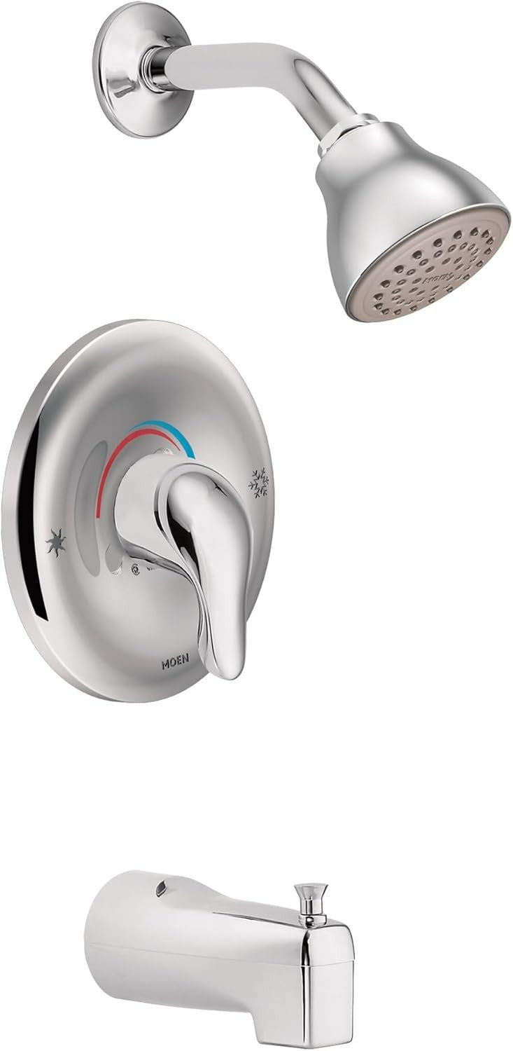 Moen TL183EP Chateau Posi-Temp Tub Shower Trim Kit Chrome Eco-Performance New