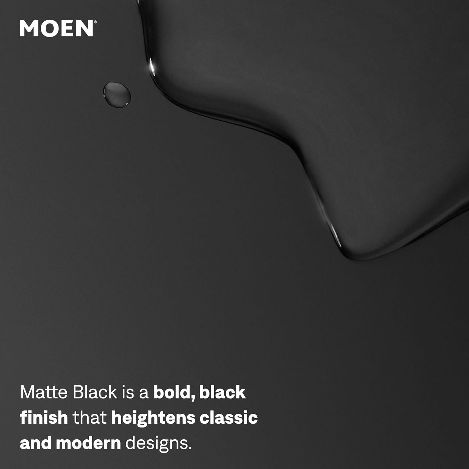 Moen 82023BL Ronan Matte Black Posi-Temp Shower Only Faucet Kit