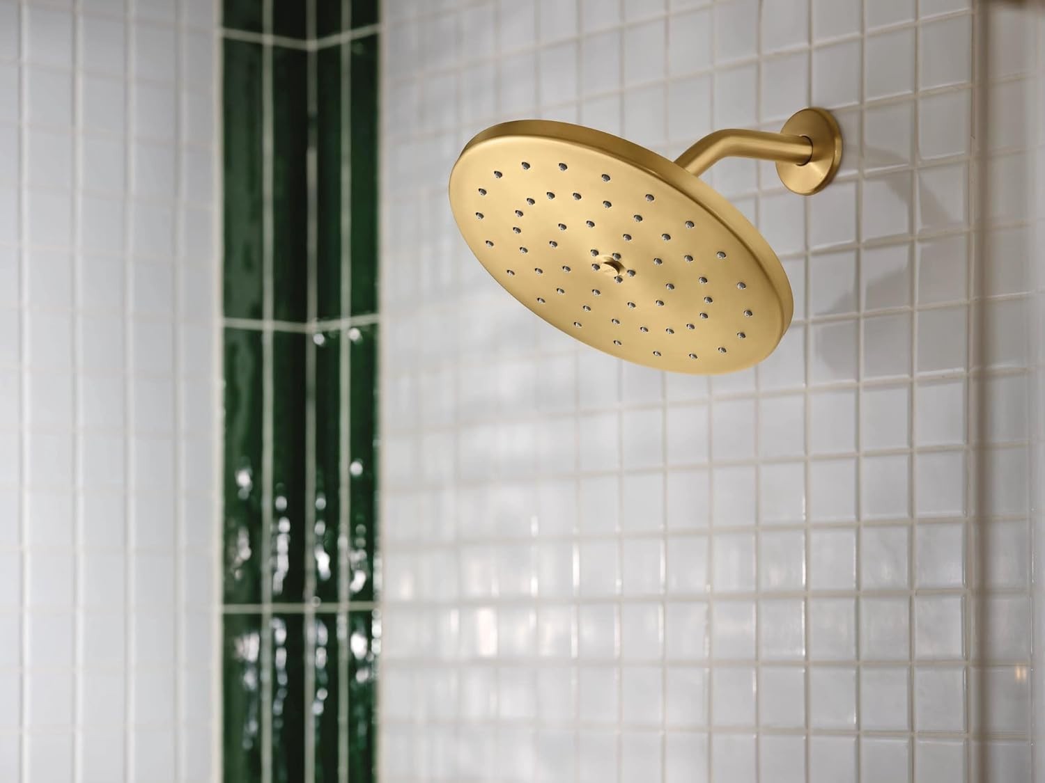 Moen S112BG Rainshower Head 10 Inch Round Spray Brushed Gold Immersion New