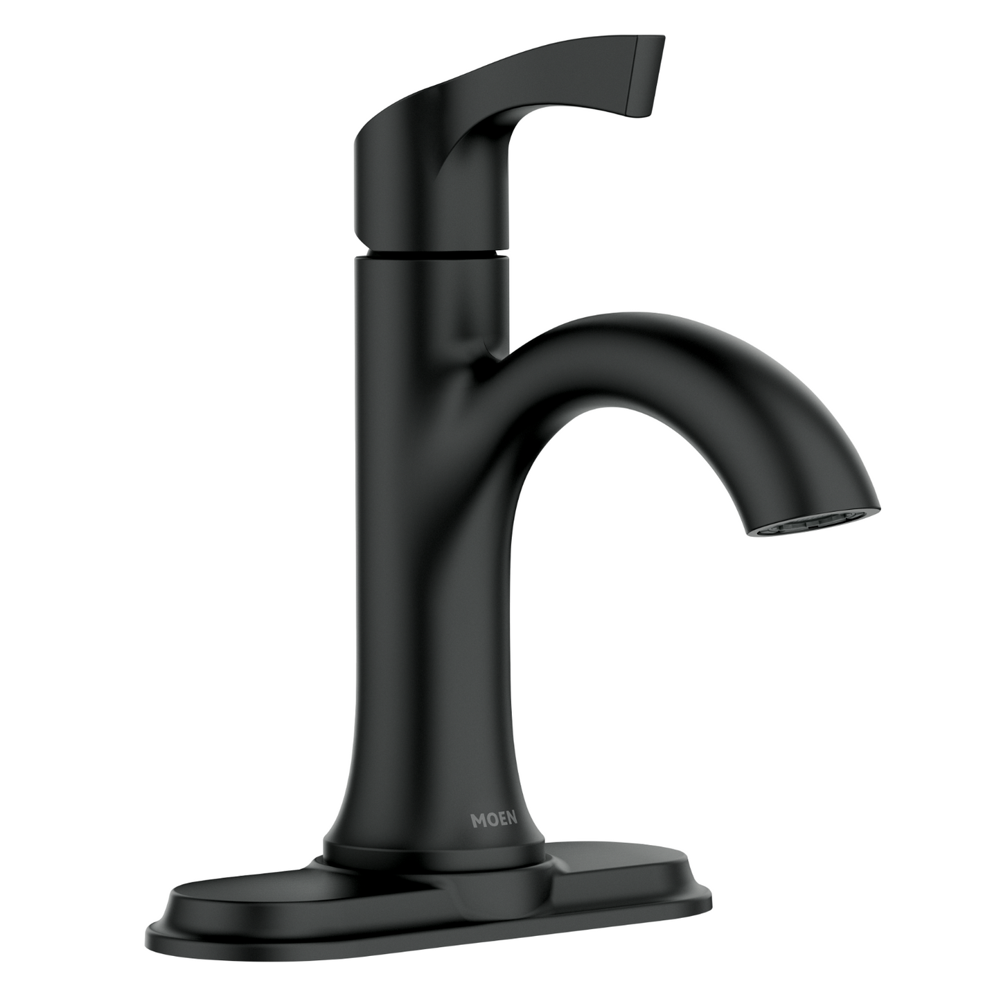 Moen 84466BL Korek Matte Black Single-Handle Centerset Bathroom Faucet