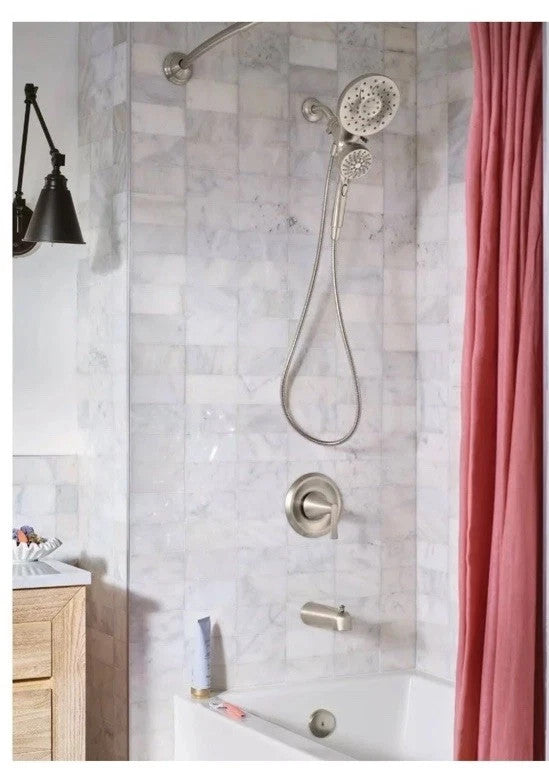 Moen 82310 Mikah Chrome Tub Shower Faucet Set Posi-Temp Trim Kit New