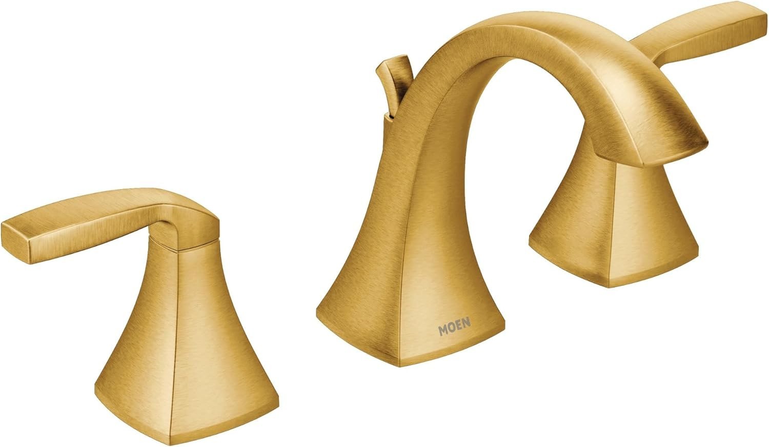 Moen TV6905BG Voss Widespread Bathroom Faucet Brushed Gold High Arc New