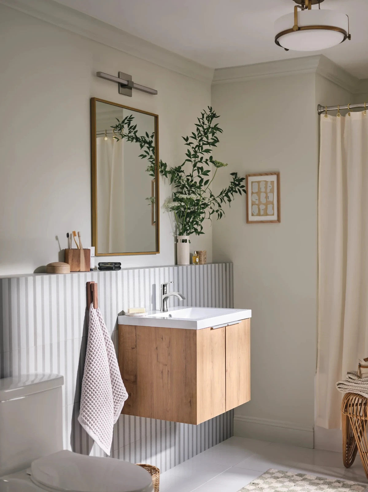 Moen 84346 Chrome Bathroom Faucet High Arc Single Handle New