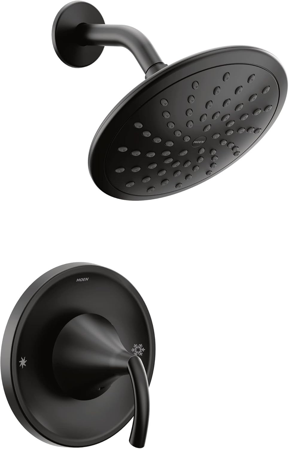 Moen T2842EPBL Glyde with Eco-Performance Rainshower Matte Black