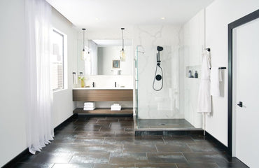 Moen TS3661NHBL Annex Matte Black Shower Rail System No Showerhead New