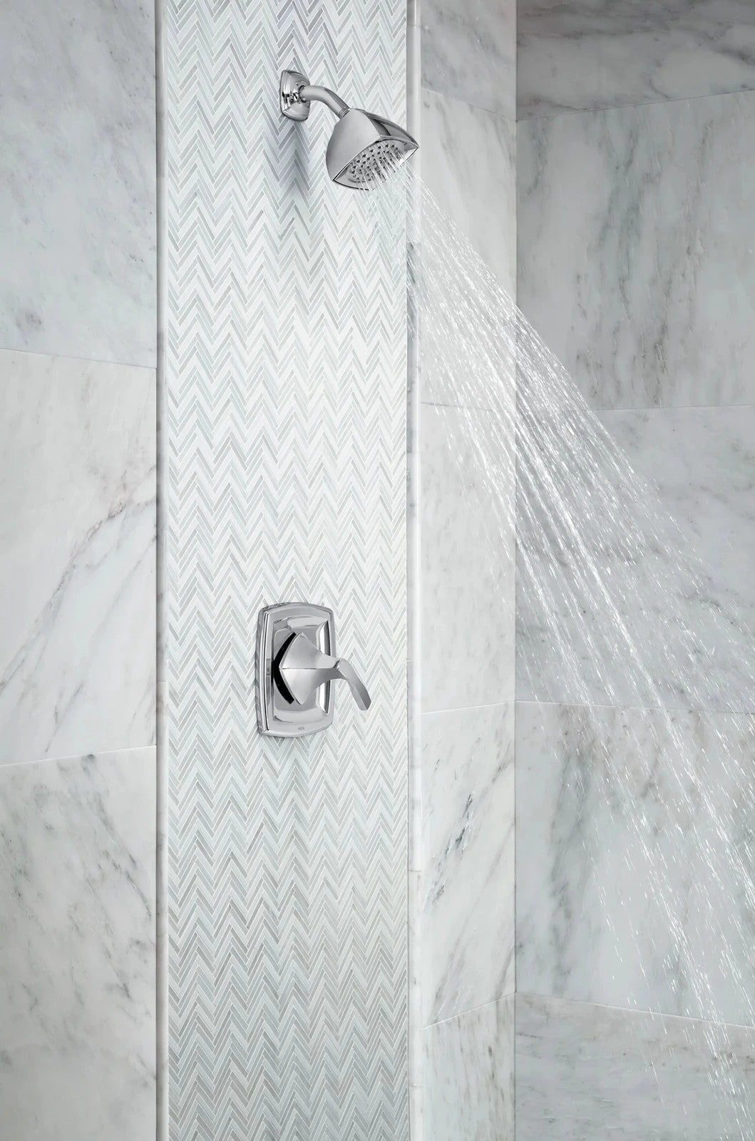 Moen T2693 Voss Tub Shower Trim Kit Chrome Lever Handle Posi-Temp M-PACT New