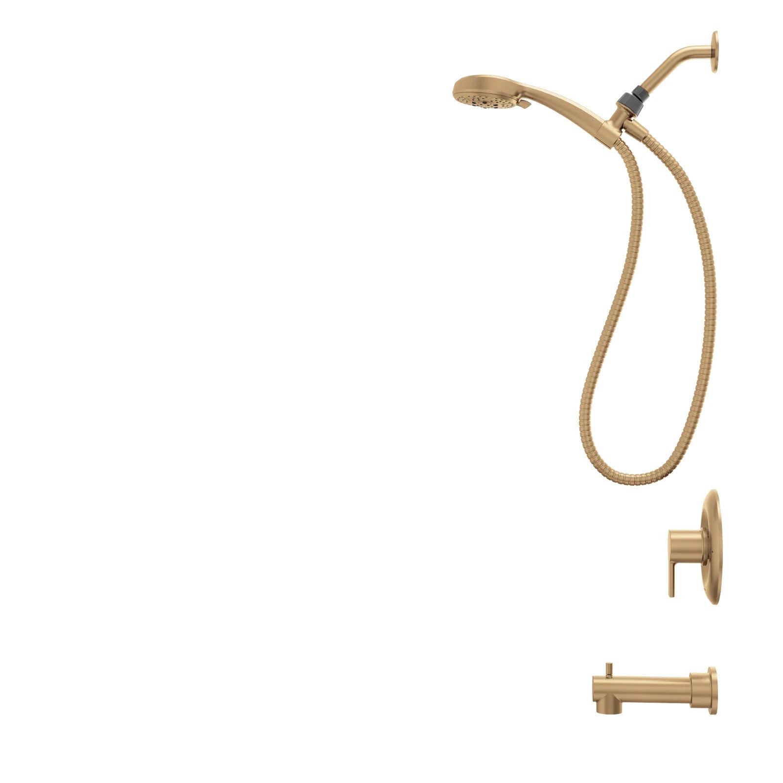 Moen Meena 82618BZG Bronzed Gold Posi-Temp Tub Shower Faucet