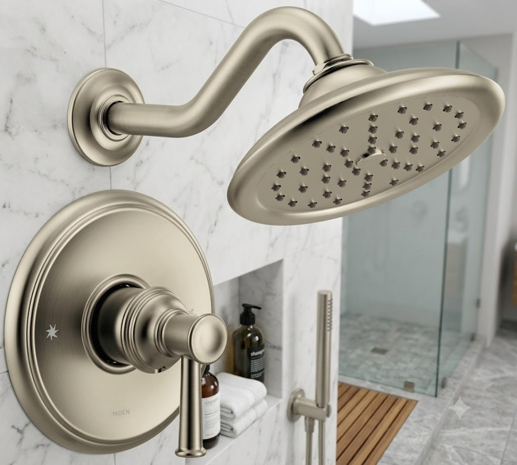 Moen UT3312EPBN Belfield Shower Trim M-CORE Brushed Nickel Rainshower Trim
