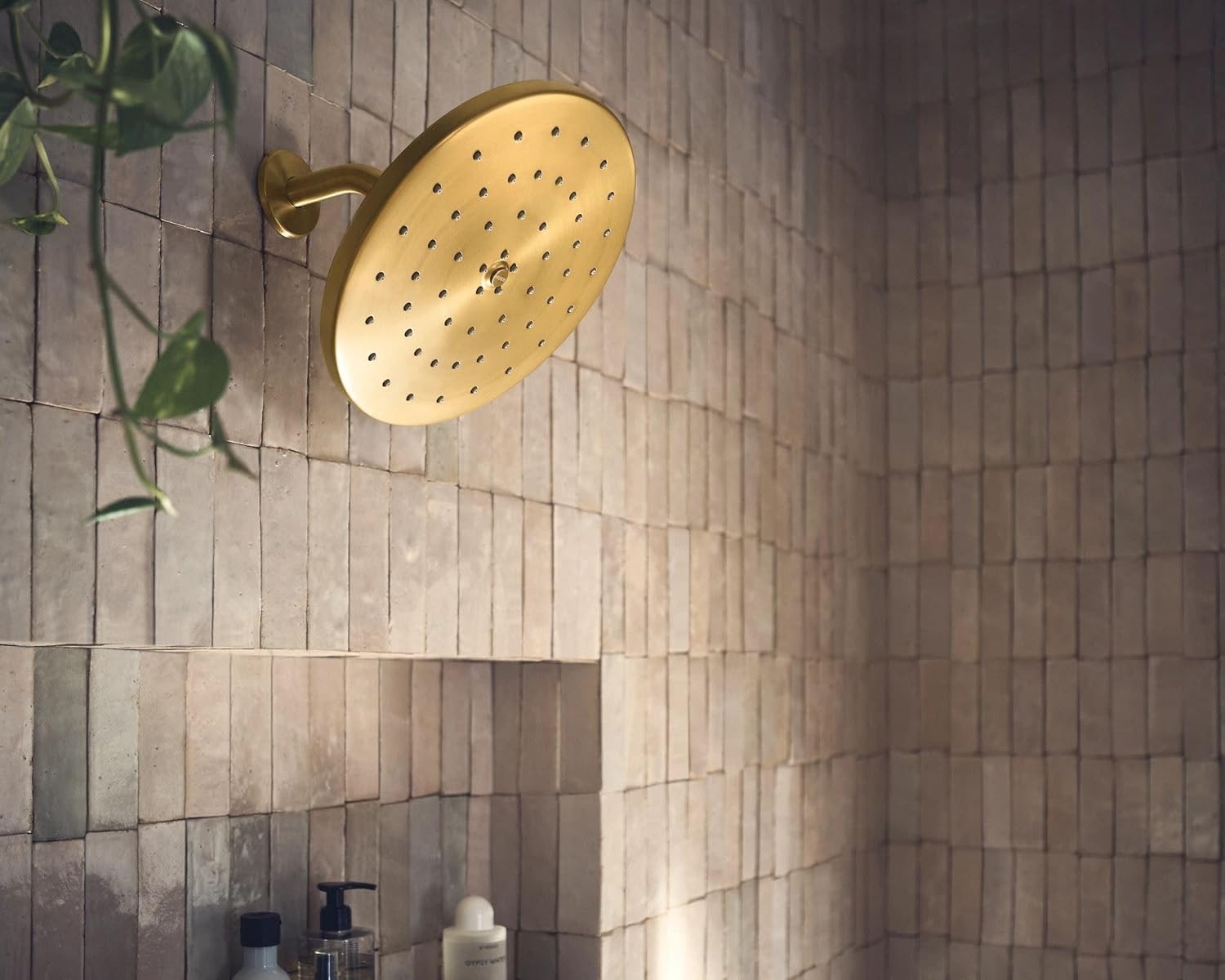 Moen S112BG Rainshower Head 10 Inch Round Spray Brushed Gold Immersion New