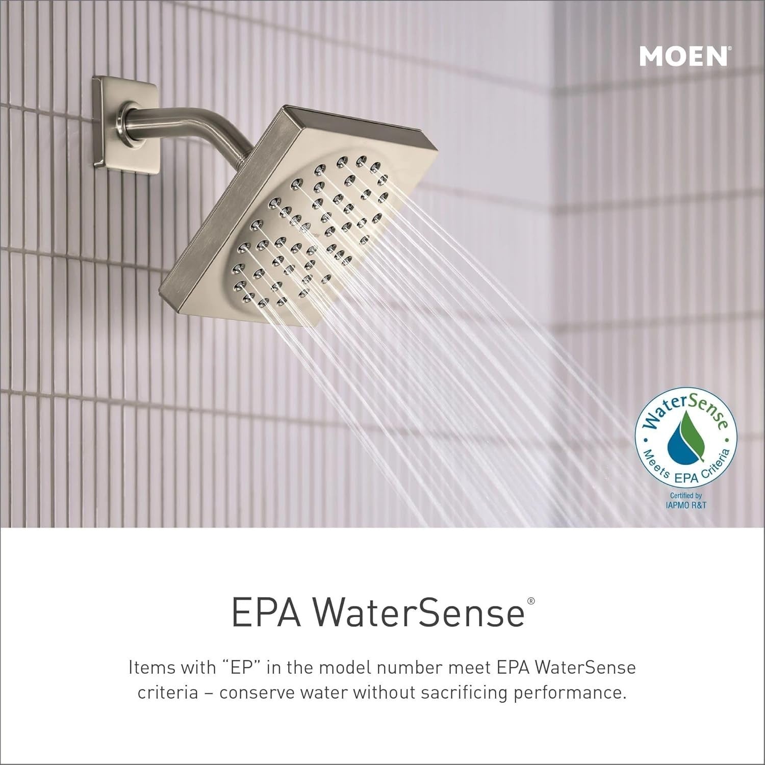 Moen UT2282EPBN Dartmoor Brushed Nickel M-CORE Shower Trim 8in Rainshower New