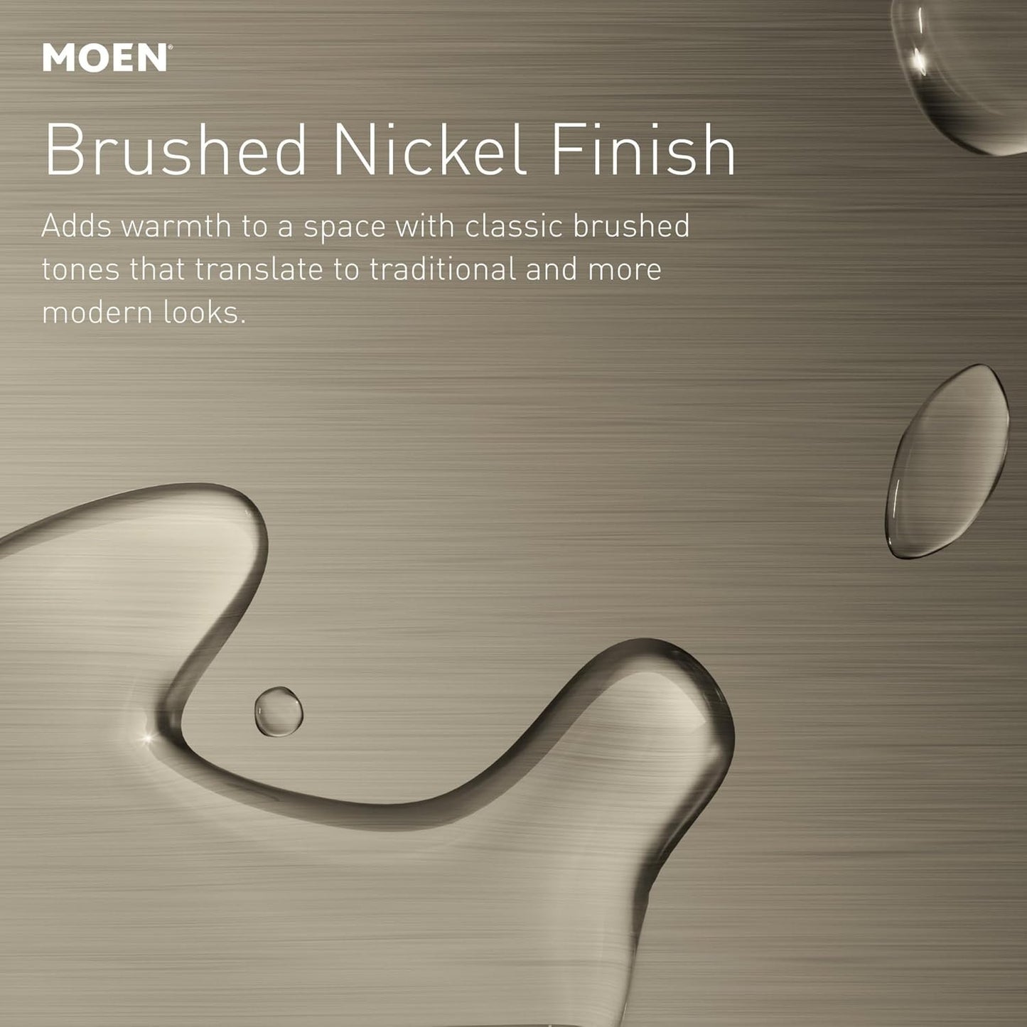 Moen T4520BN Wynford Two-Handle High Arc Bathroom Faucet Brushed Nickel New