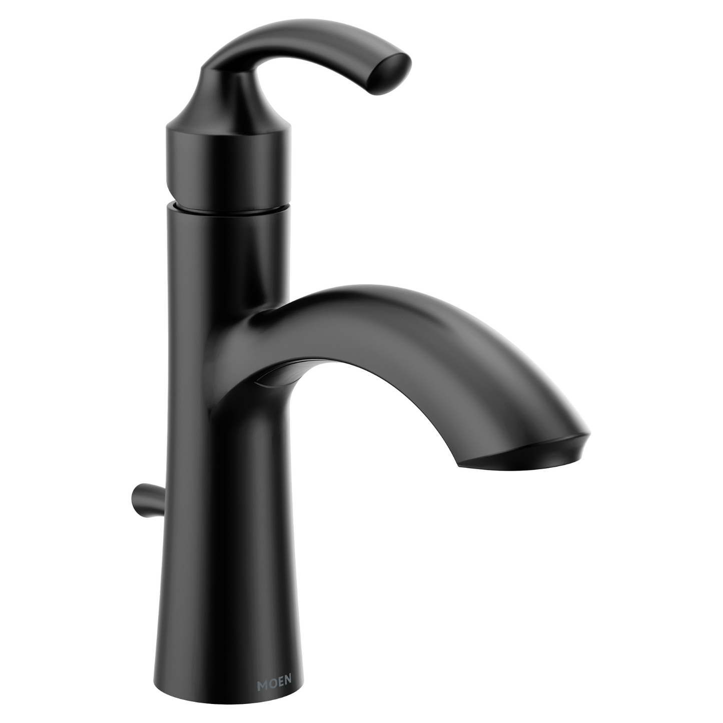 Moen Glyde 6170BL Matte Black High Arc Bathroom Faucet New