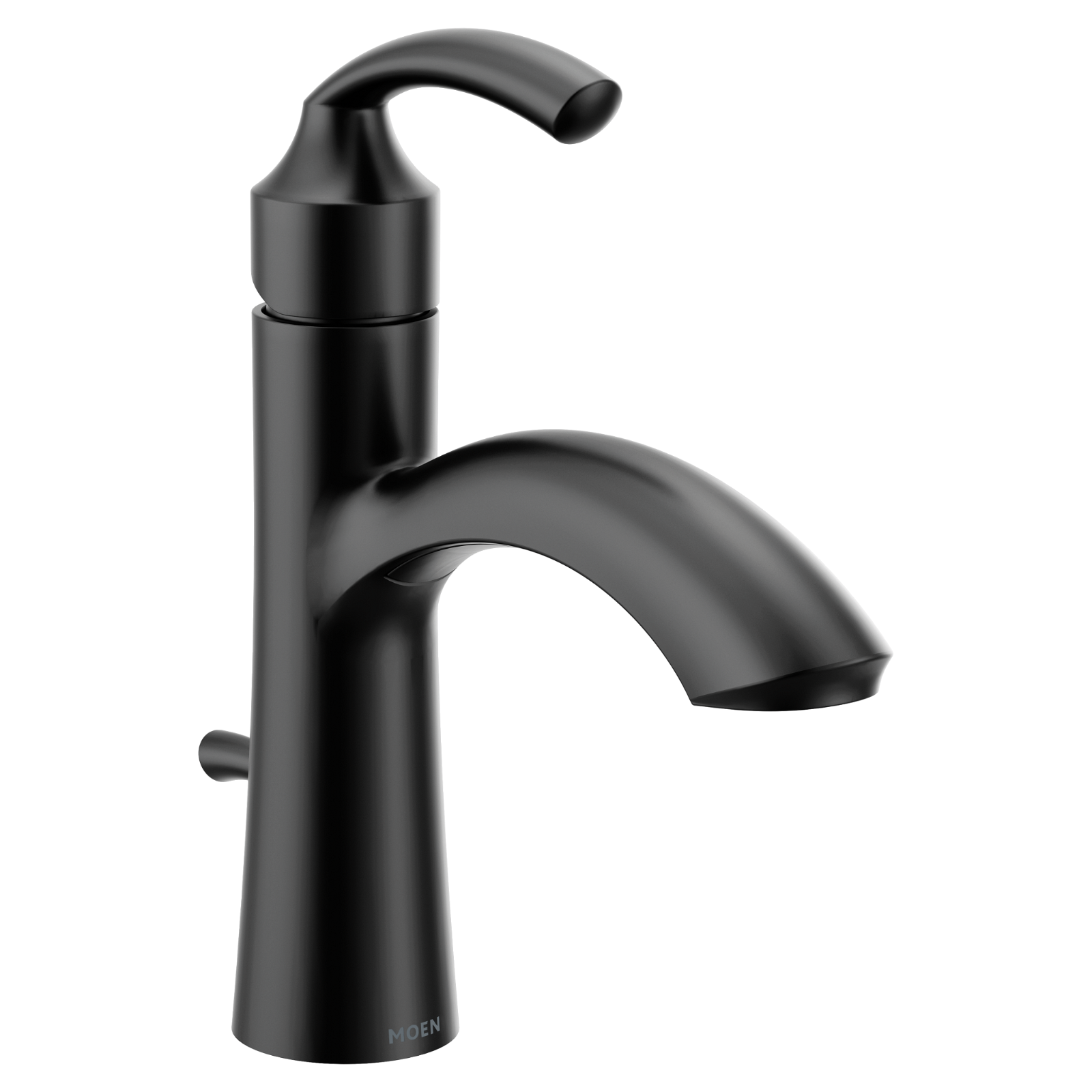 Moen Glyde 6170BL Matte Black High Arc Bathroom Faucet New