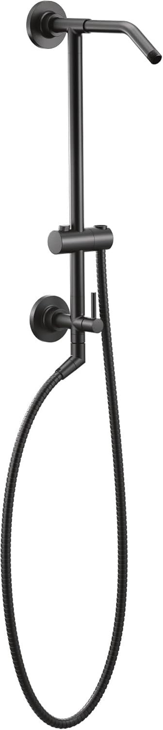 Moen TS3661NHBL Annex Matte Black Shower Rail System No Showerhead New