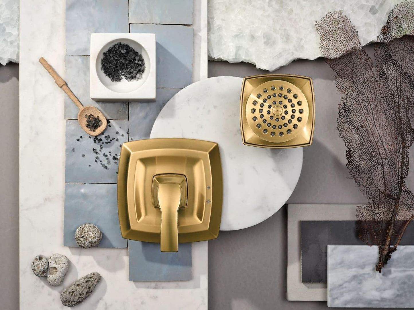 Moen Voss T2692EPBG Posi-Temp Shower Trim Shower Head and Shower Lever Handle