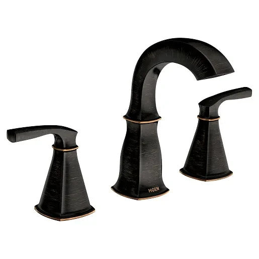 Moen 84722BRB Finney Two-Handle High Arc Bathroom Faucet Mediterranean Bronze