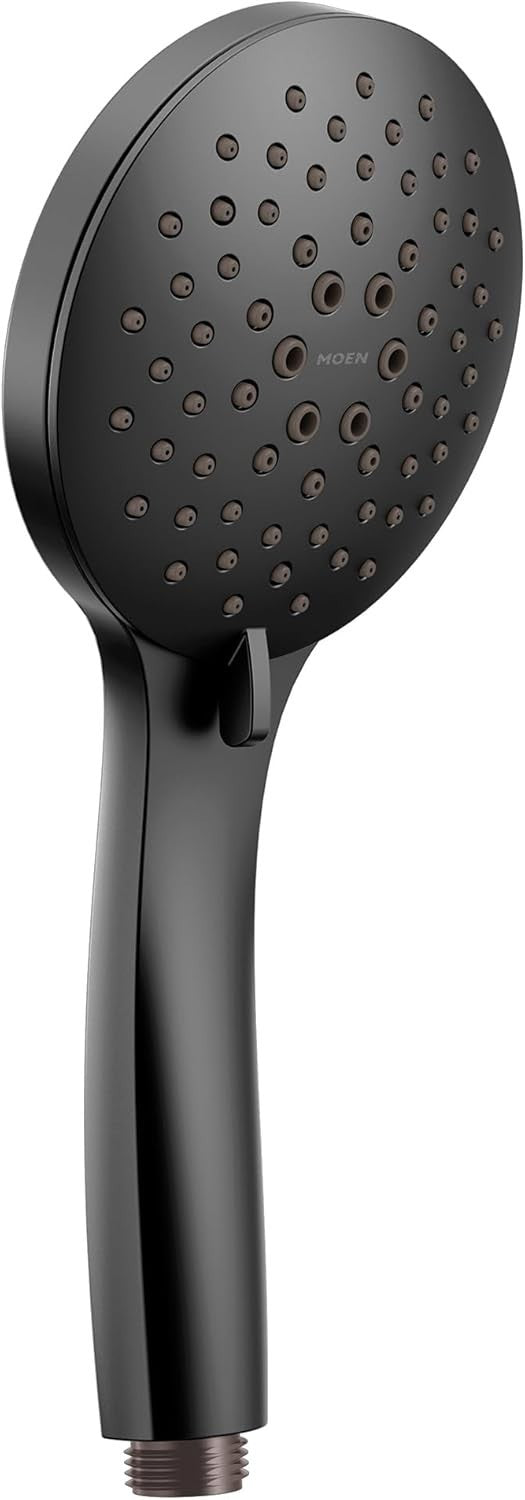 Moen 189315BL Matte Black Handheld Shower Head 5 Function Eco-Performance New