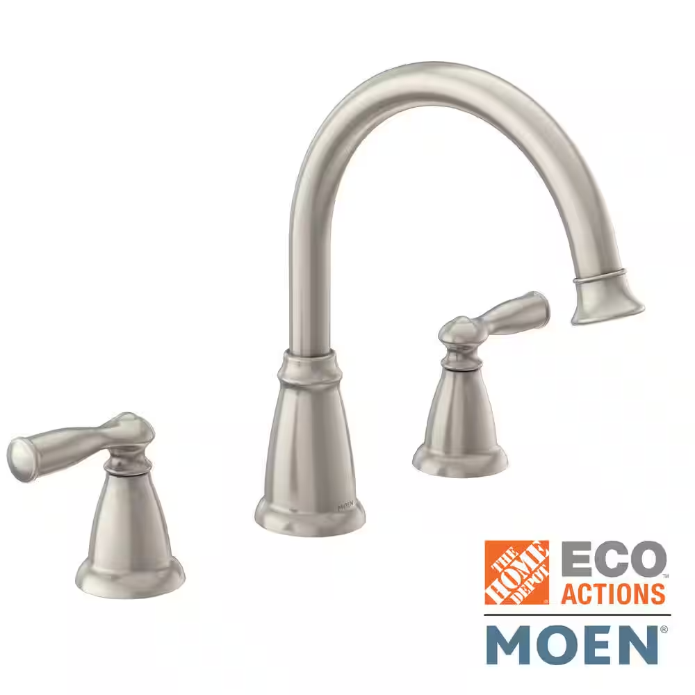 Moen 86924SRN Banbury Roman Tub Faucet Spot Resist Brushed Nickel 2 Handle New