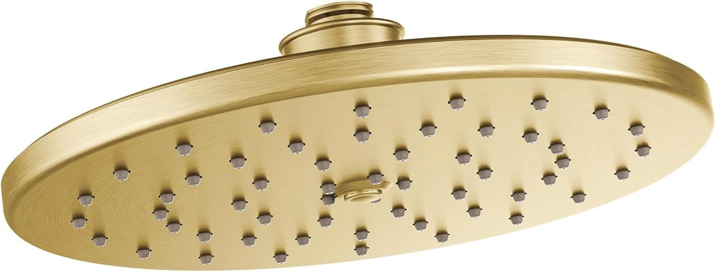 Moen S112BG Rainshower Head 10 Inch Round Spray Brushed Gold Immersion New