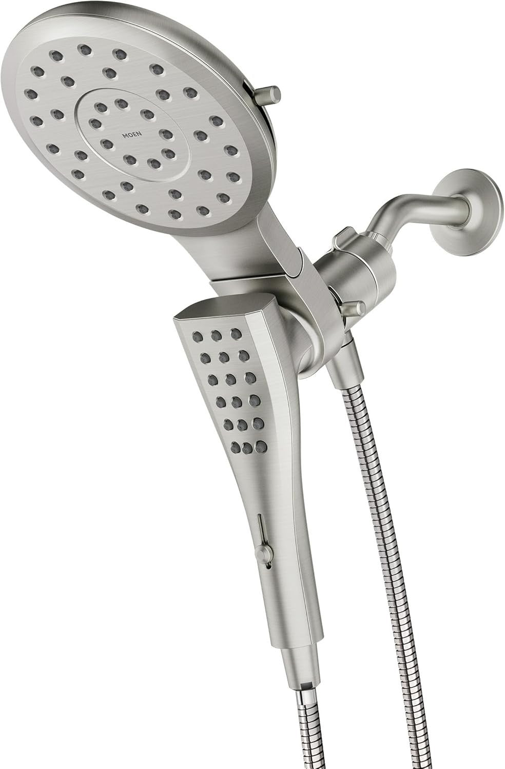 Moen 220C3BN Verso Combo 2.5 GPM Shower Head W/ Magnetic Handheld Brushed Nickel