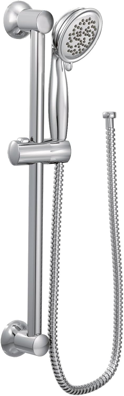 Moen 3863EP Envi Chrome Eco-Performance Handheld Shower with Slide Bar New