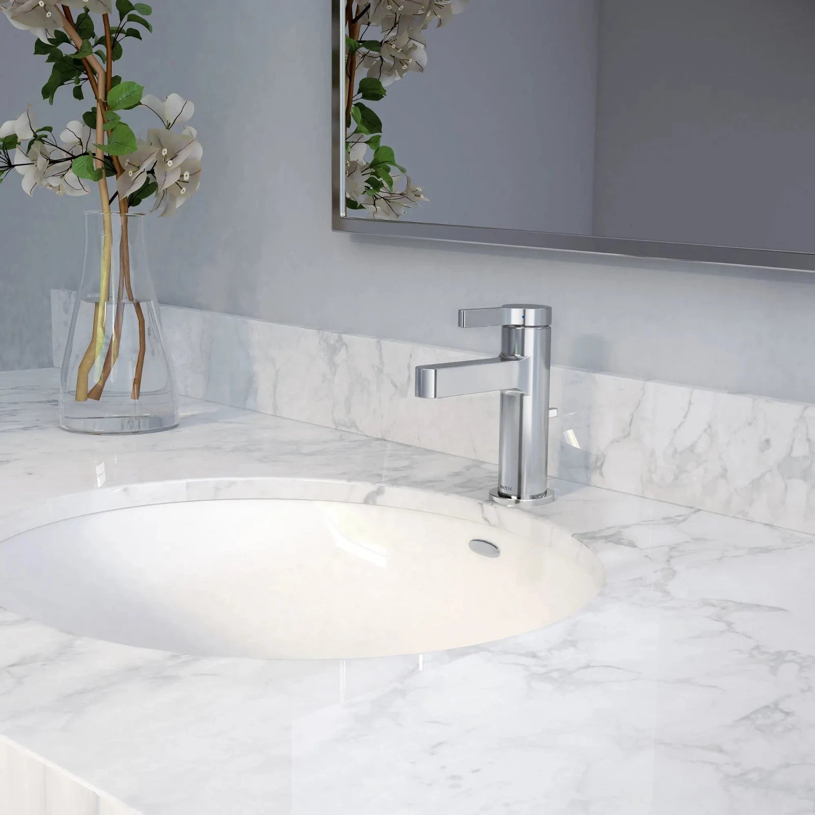 Moen 6710 Vichy Single Handle Bathroom Faucet Chrome Polished New