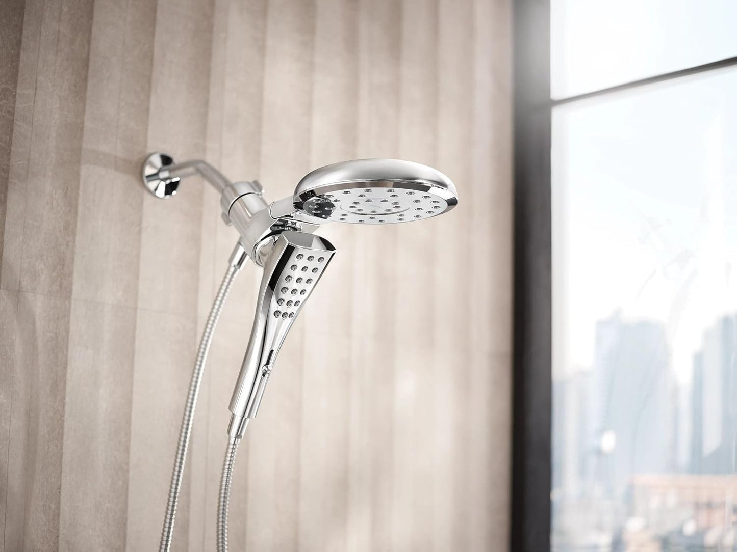 Moen 220C3 Verso Chrome Combination Shower Rainshower Handheld Magnetix New