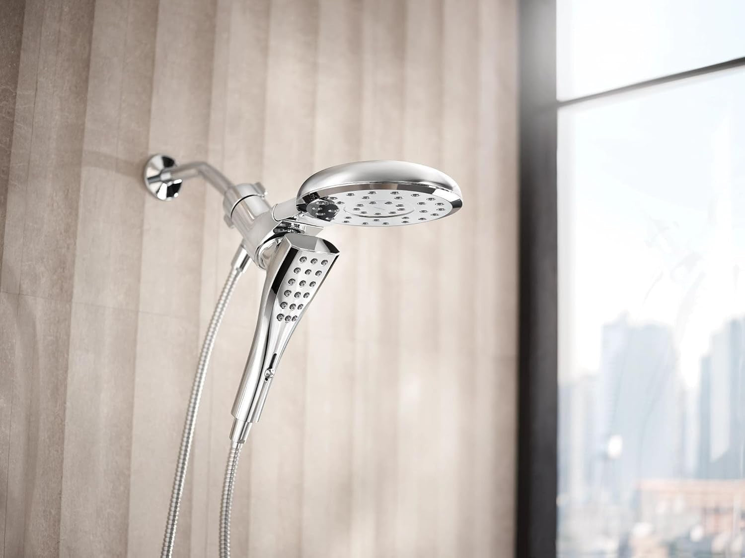 Moen 220C3 Verso Chrome Combination Shower Rainshower Handheld Magnetix New