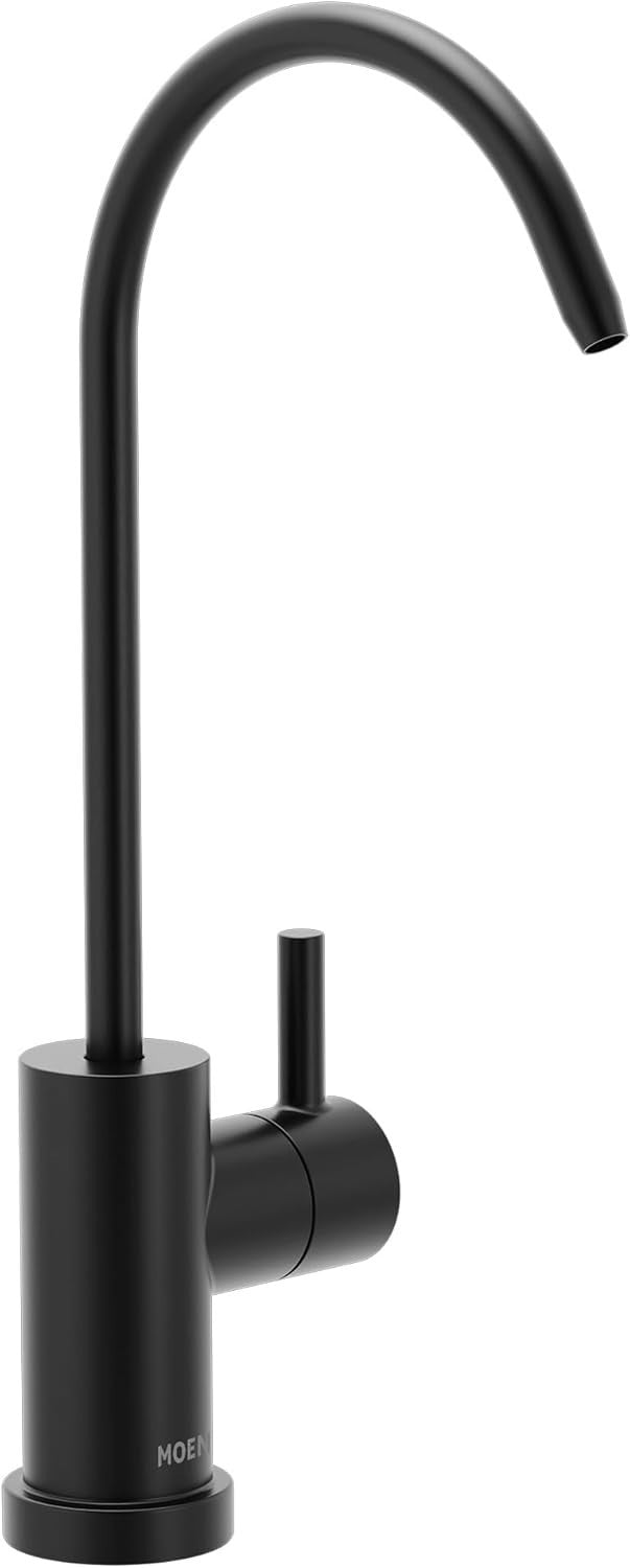 Moen Matte Black Sip One-Handle High Arc Beverage Faucet F7660BL