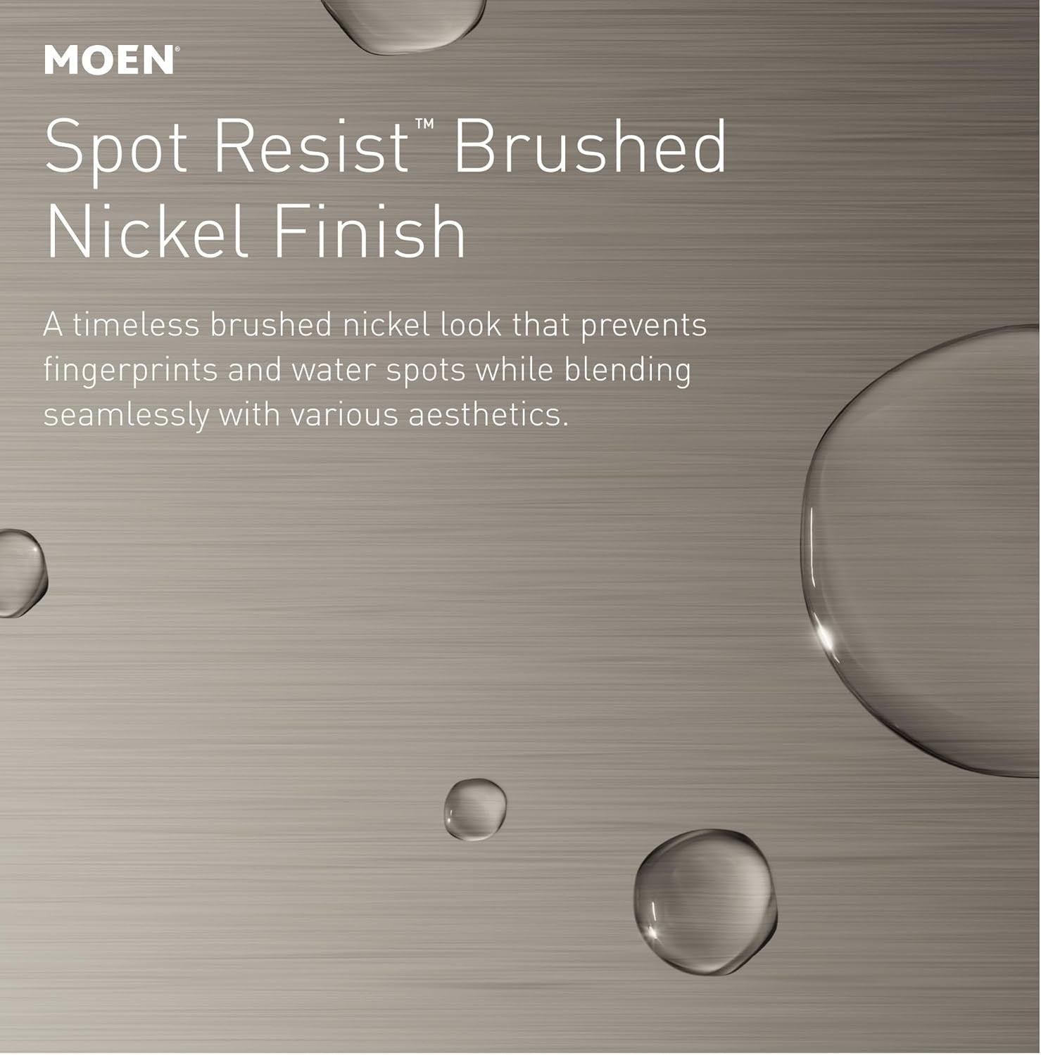 Moen WS84924SRN Banbury Brushed Nickel Sink  Faucet 8-16 in. with Valve