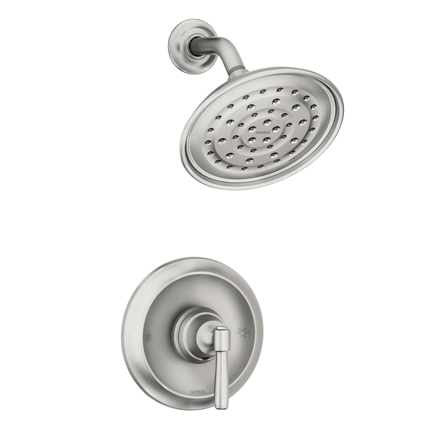 Moen Halle 82971SRN Spot Resist Brushed Nickel Posi-Temp Shower Only Faucet