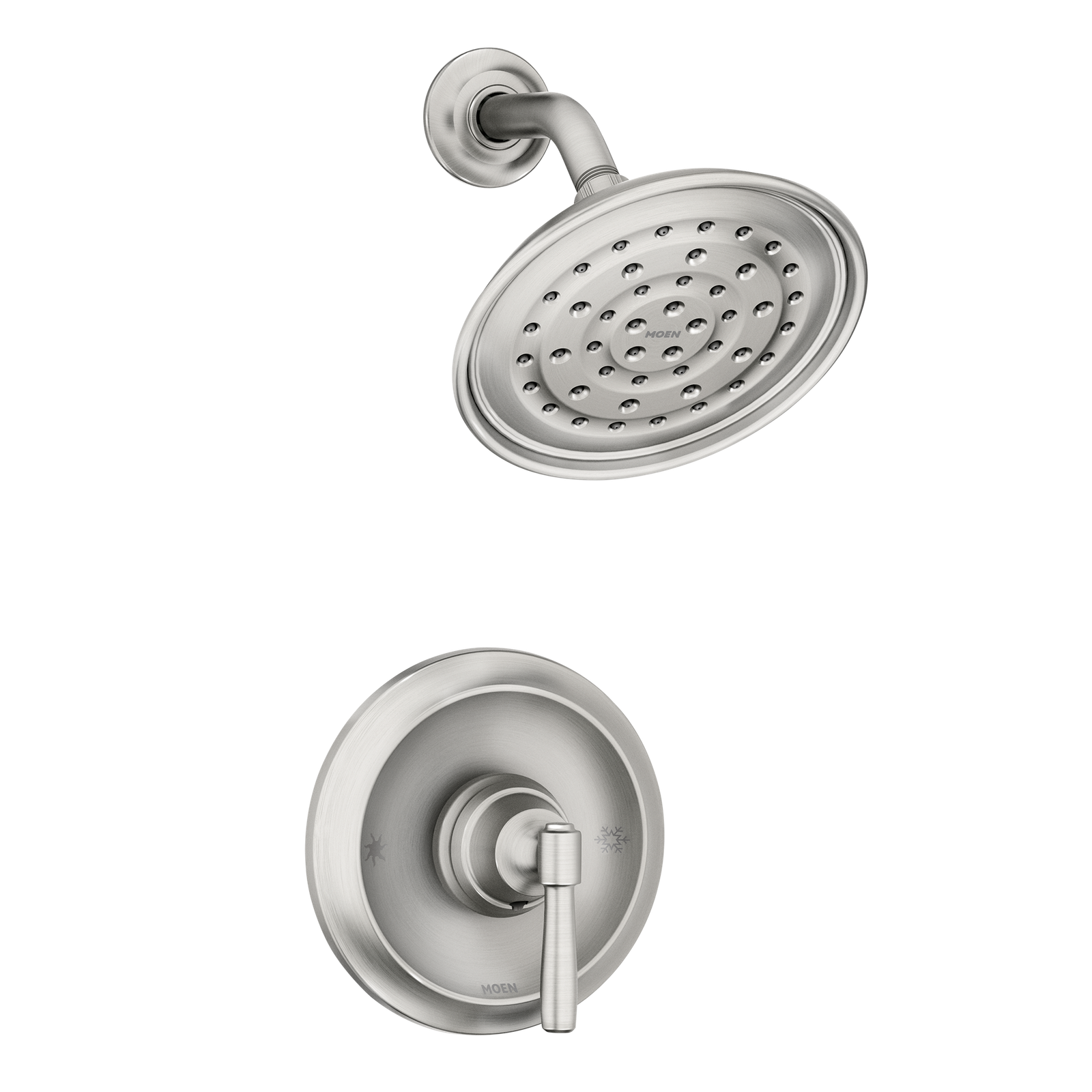 Moen Halle 82971SRN Spot Resist Brushed Nickel Posi-Temp Shower Only Faucet
