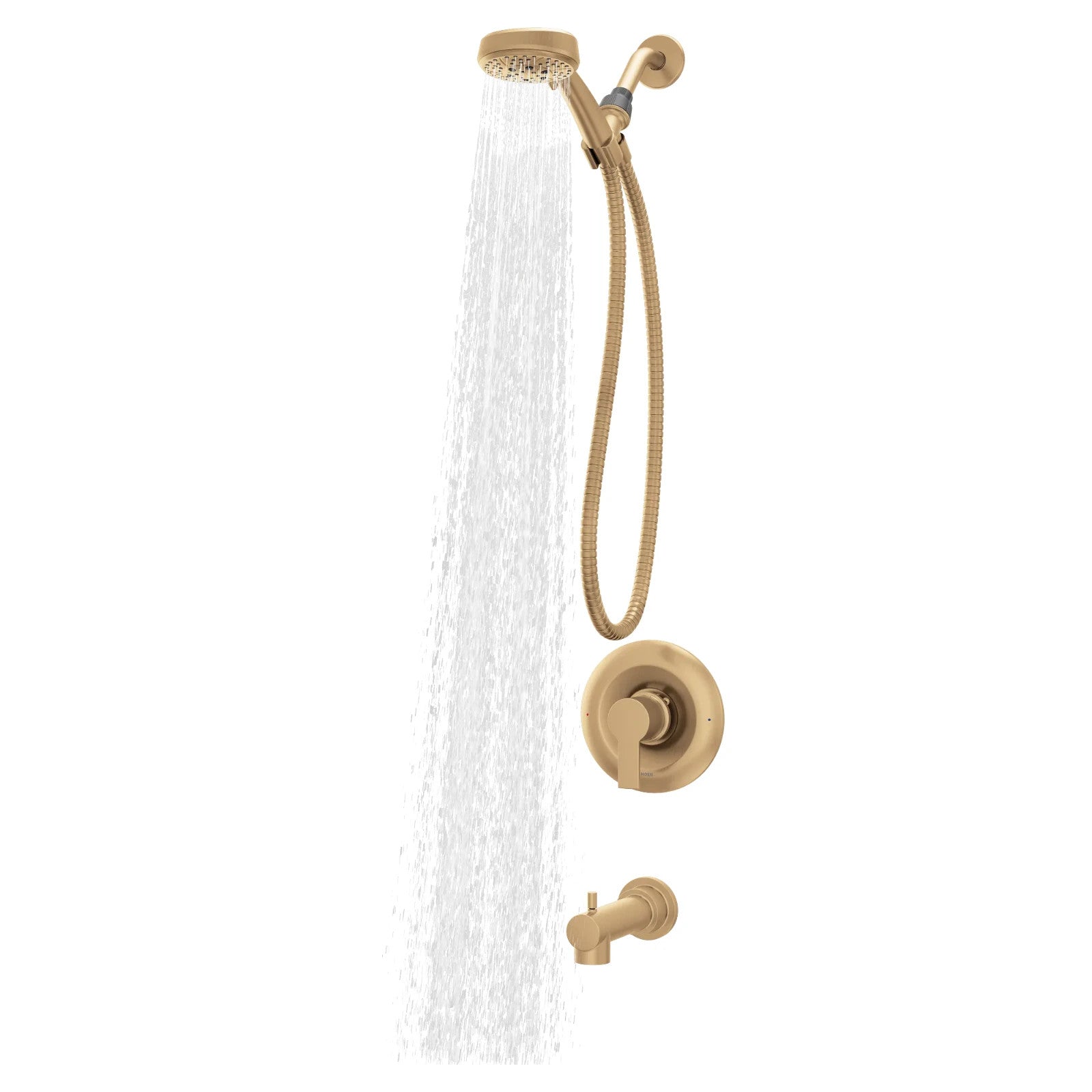 Moen Meena 82618BZG Bronzed Gold Posi-Temp Tub Shower Faucet