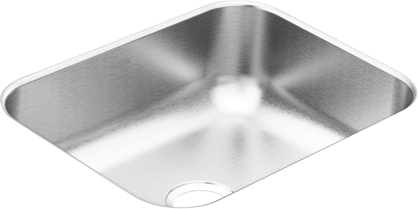 Moen GS20192 2000 Series 23-1/2" x 18-1/4" Stainless Steel 20-Gauge Single Bowl