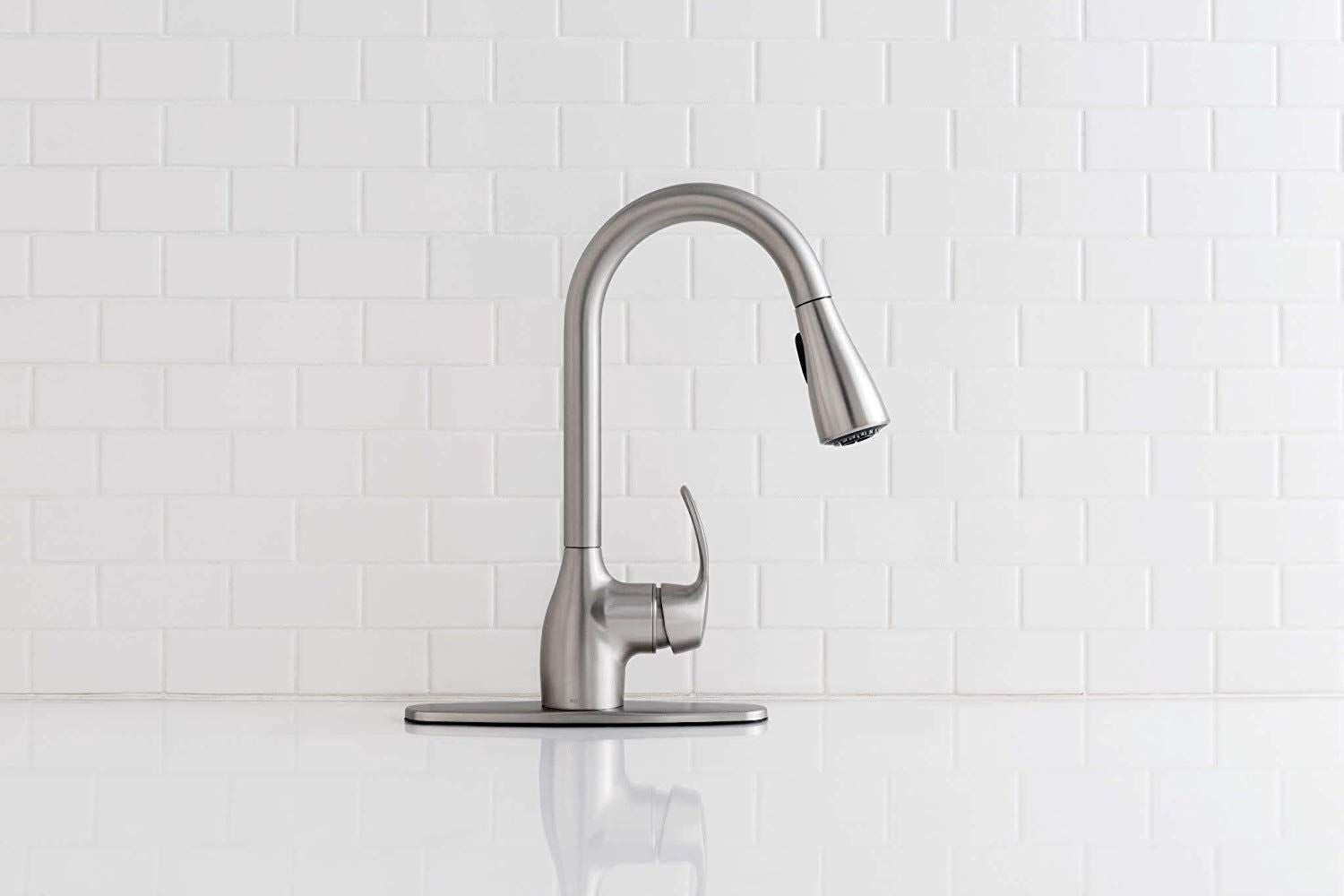 Moen 87966SRS Kaden Kitchen Faucet Spot Resist Stainless Pulldown High Arc New