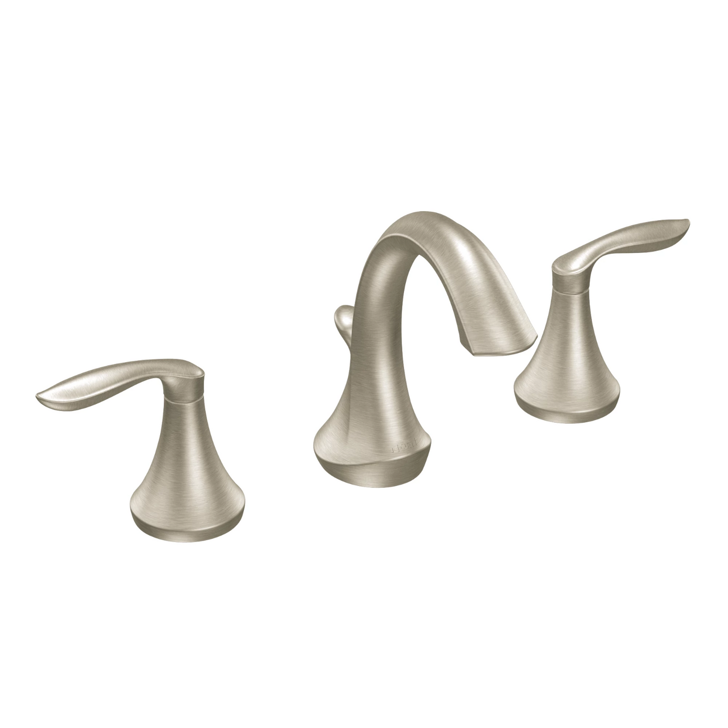 Moen TV6420BN Eva Brushed Nickel Two-Handle High Arc Widespread Bathroom Faucet